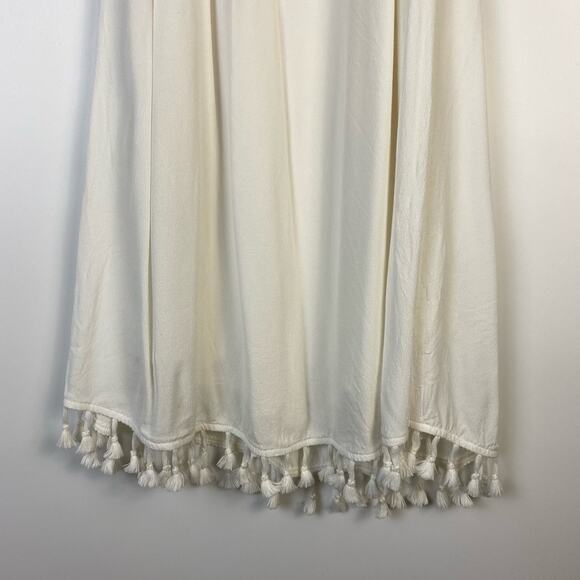 BLQ Basiq Tank Dress With Tassel White Size 2 - Picture 11 of 12
